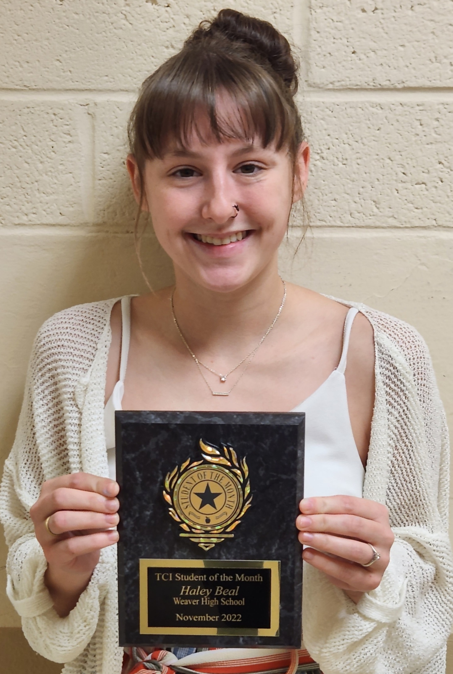 Haley Beal - Weaver High School - Student of the Month - November 2022 2.jpg